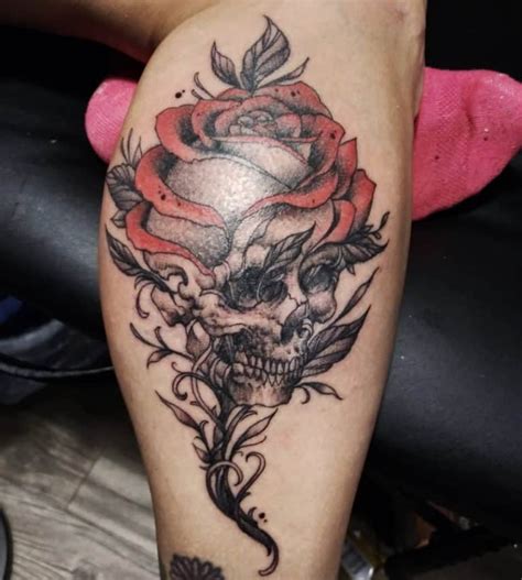 80 Cool Skull And Rose Tattoo Ideas 2023 Inspiration Guide