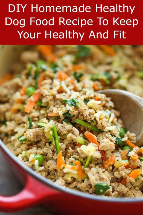When starting on creating your diabetic dog's meals, keep it simple at first. DIY Homemade Healthy Dog Food Recipe To Keep Your Healthy ...