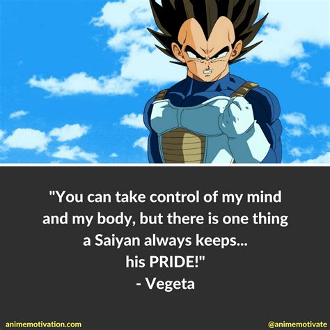 Vegeta Quotes About Pride