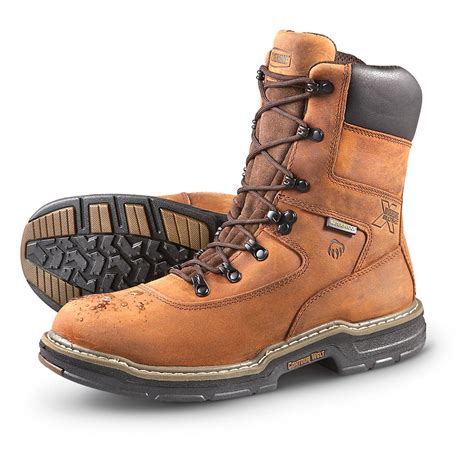Mens Wolverine® Waterproof 400 Gram Insulated Marauder Work Boots