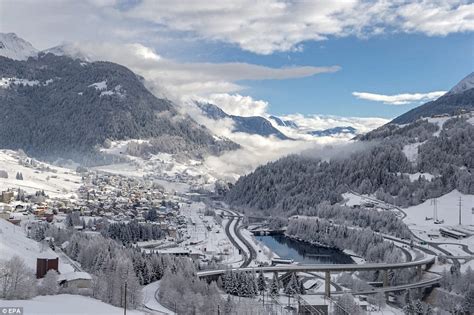 Photos Of The Swiss Alps Show Change To Ski Resorts Before And After