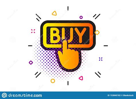 Click To Buy Icon Online Shopping Sign Vector Stock