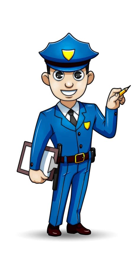 Entry 9 By Gilvacir For Cartoon Character For Private Security Guard