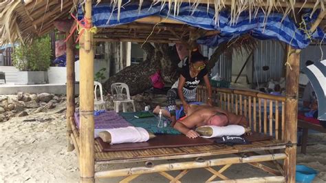 Coconuts And Thai Massage On The Beach Samui Island Thailand Youtube