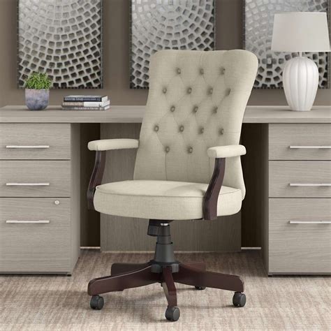 Bush Furniture Arden Lane High Back Tufted Office Chair With Arms In