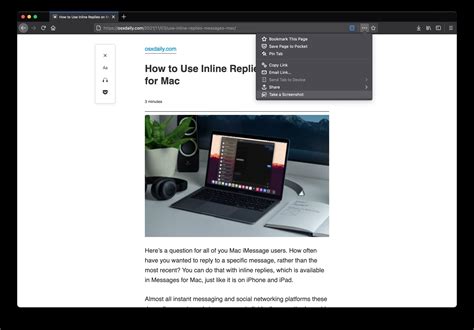 How To Take Full Web Page Screen Shots On Mac The Easy Way