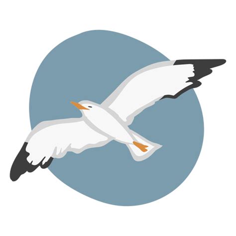 Seagull Flying Flat Seagull Png And Svg Design For T Shirts