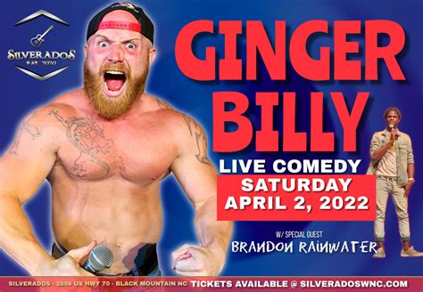 Ginger Billy W Special Guest Brandon Rainwater — Silverados