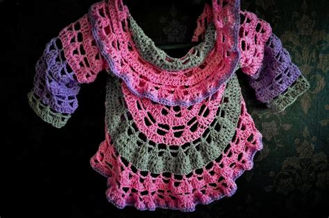 Sweterek Z Koła Na Szydełku Cardigan Crochet Subtitles Eng Crochet
