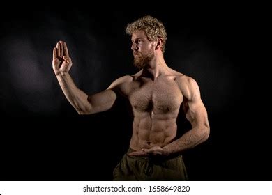 Sexy Muscular Nude Man Posing Over Stock Photo Shutterstock