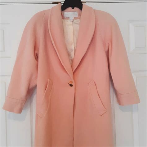 The Limited Jackets And Coats Pink Long Wool Coat Poshmark
