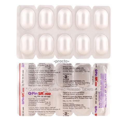 Q Pin 400 Mg Tablet Sr Uses Dosage Side Effects Price Composition
