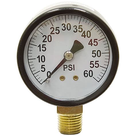60 Psi 2 Lm Dry Gauge Super Pro Pressure And Vacuum Gauges Pressure