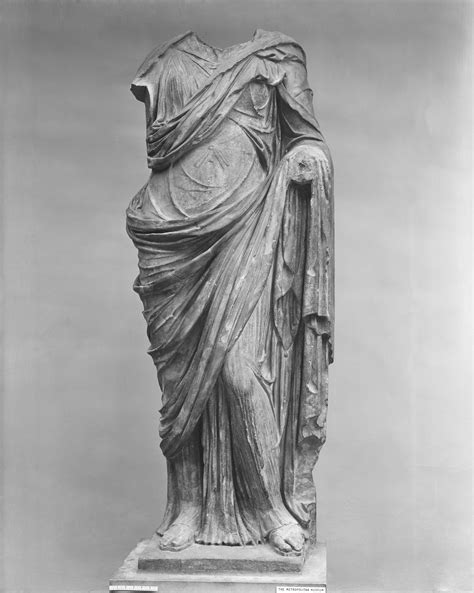 Marble Statue Of A Woman Roman Imperial The Metropolitan Museum