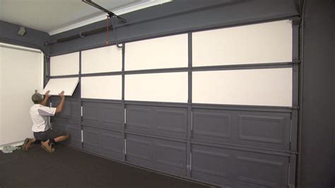 Can An Existing Garage Door Be Insulated Garage Door Insulation How