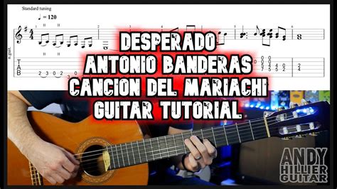 Cancion Del Mariachi From Desperado Guitar Tutorial Lesson Youtube