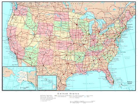 10 Awesome Printable Road Map Of The Eastern United States Printable Map