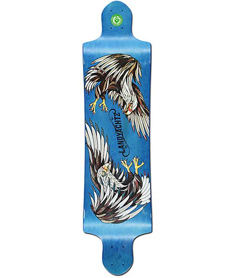 Maximum stability makes this a great choice for downhilling, while its ease of pushing is perfect for long distance riding or just kicking around town/campus. Landyachtz Switch Eagle 40" Drop Down Longboard Deck at ...