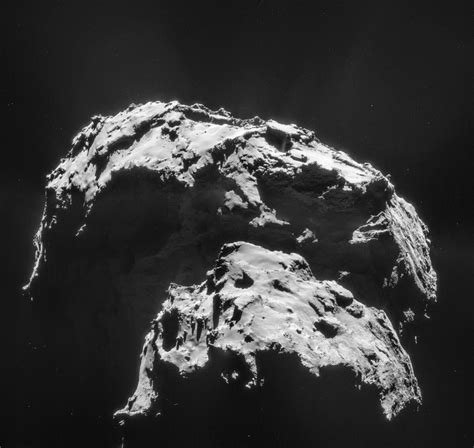 Image Above Comet 67pchuryumov Gerasimenko Is Seen Here In An Image