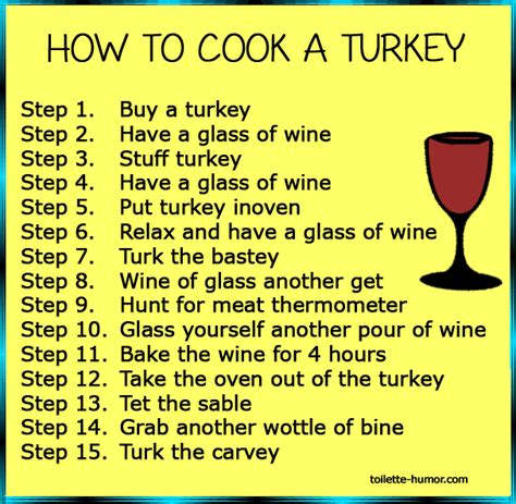 how to cook a turkey drinking humor funny thanksgiving turkey