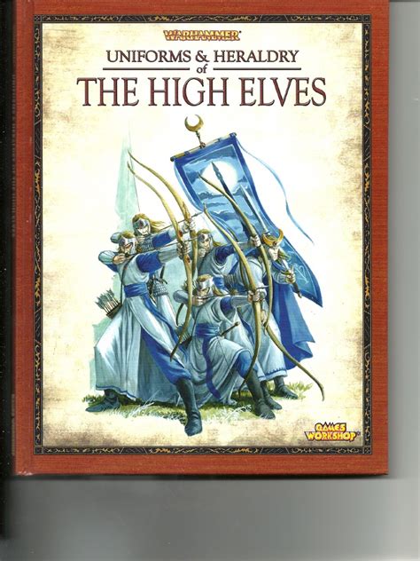 Proficiency with longswords, short swords, longbows and short bows. Uniforms & Heraldry of the High Elves