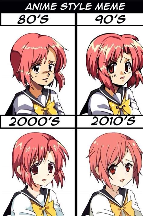 Anime Drawing Styles Through The Decades Anime Amino