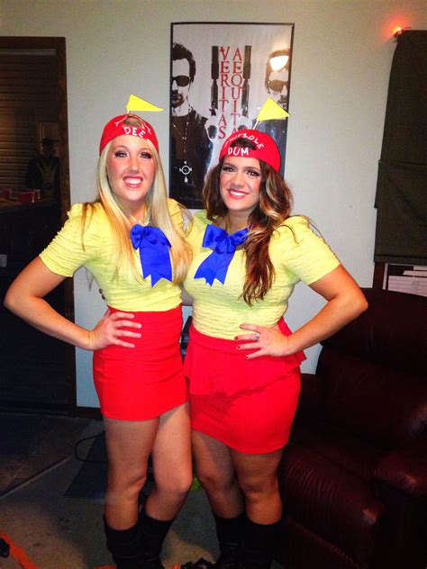 Tweedle Dee And Tweedle Dum Partner Halloween Costumes Duo Costumes
