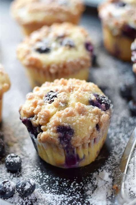 Sour Cream Blueberry Muffins Recipe Butter Your Biscuit