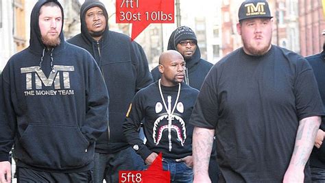 Floyd Mayweather Boxers Bodyguards Are So Big They Take Separate