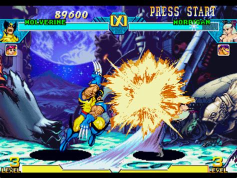 Marvel Vs Capcom Clash Of Super Heroes Screenshots For Playstation