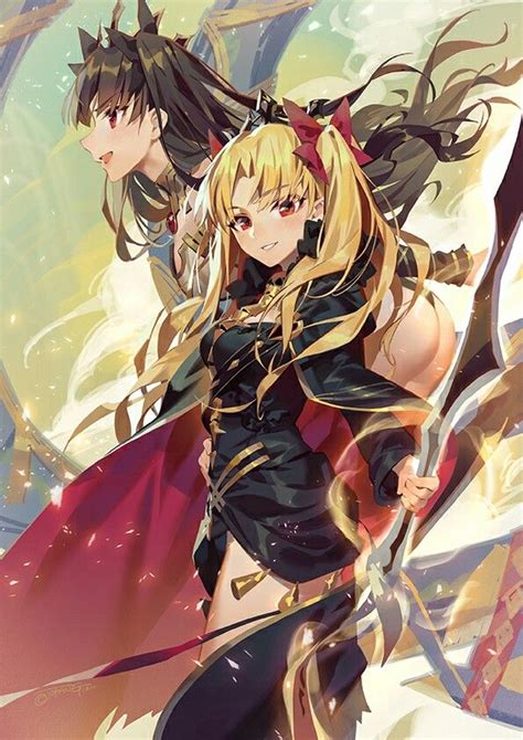 Tohsaka Rin Ereshkigal And Ishtar Fategrand Order Anime Fate