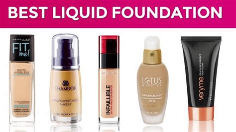 10 Best Liquid Foundations In India Organic Foundation Makeup Best