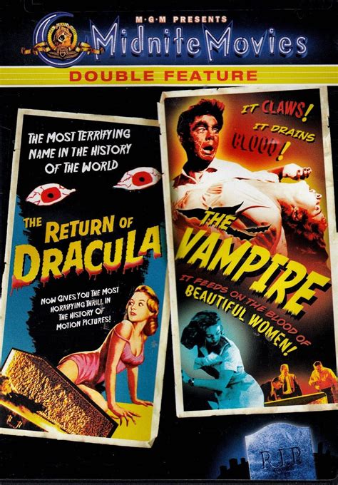New Dvd The Return Of Dracula The Vampire Midnite Movies Classic Horror Ebay
