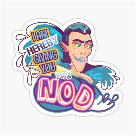Mr Nimbus Giving The Nod Sticker For Sale By Morelikeit Redbubble