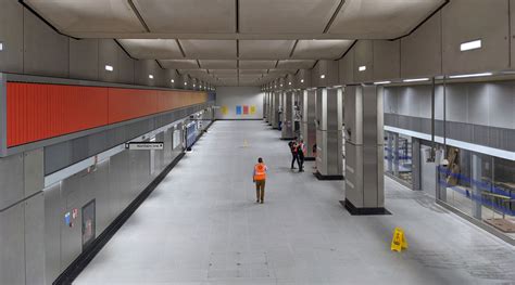 First Train Tries Out New Northern Line Extension Track