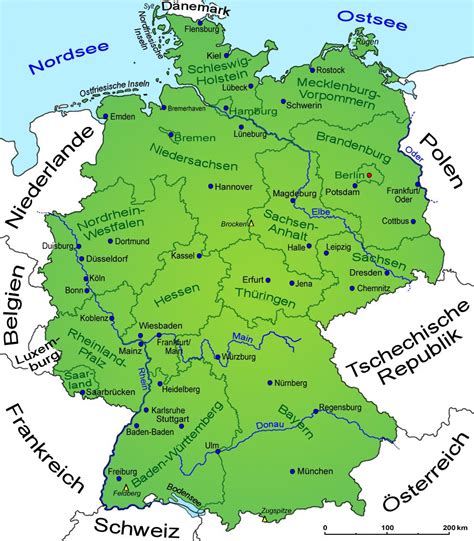 Karte Deutschland Politische übersicht deutschland karte app