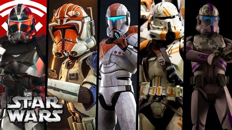 Every Single Clone Trooper Type Variant Explained All Known 36