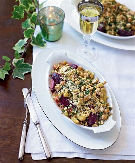 Are you cooking christmas dinner this year? Creamy root vegetable and chickpea crumble | delicious ...