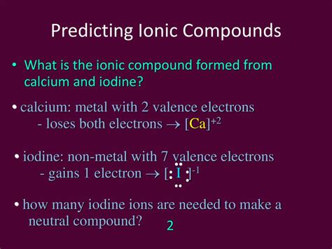 Drawing Lewis Dot Structures For Ionic Compounds Ppt Download