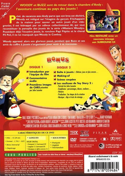 Toy Story 2 Movie Dvd Usa From Sort It Apps