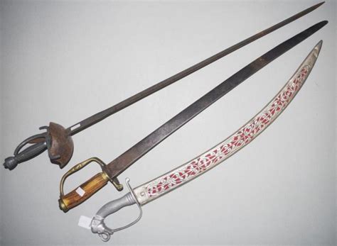 Ornamental Ceremonial Sword Collection Indian Scimitar And More