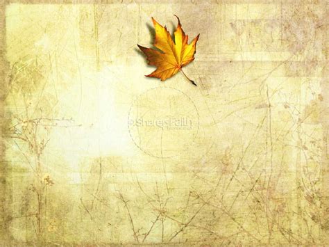 Church Fall Ppt Background Autumn Powerpoint Template Fall Within