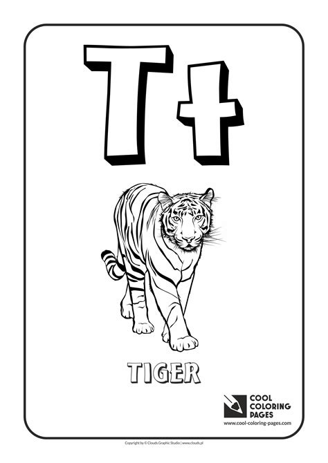 Cool Coloring Pages Alphabet coloring pages - Cool Coloring Pages | Free educational coloring ...