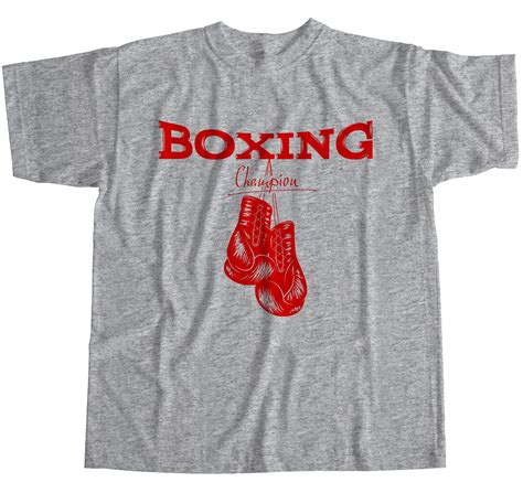 1tee Mens Boxing Champion With Vintage Boxing Gloves T Shirt Ebay