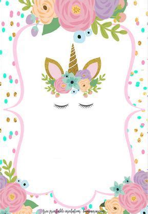 Download, print, or send online (with rsvp). FREE Unicorn Invitation Templates - New Edition | Unicorn ...