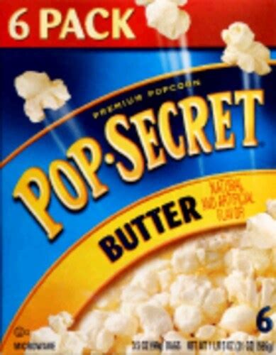 Pop Secret Microwave Popcorn Butter Flavor Pack Of 4 4 Packs Frys