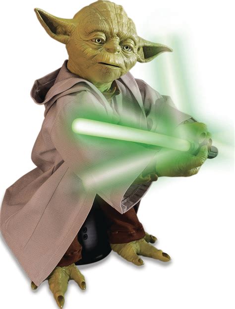 Aug169255 Star Wars Legendary Yoda Animatronic Figure Previews World