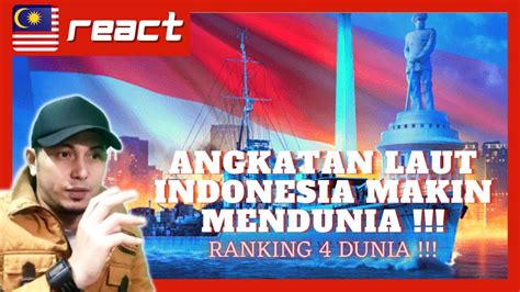 React ‼️ Nyata Angkatan Laut Indonesia Ranking 4 Dunia Malaysia