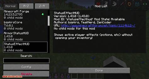 Statuseffecthud Updated Mod 11221102 Displays Your Currently
