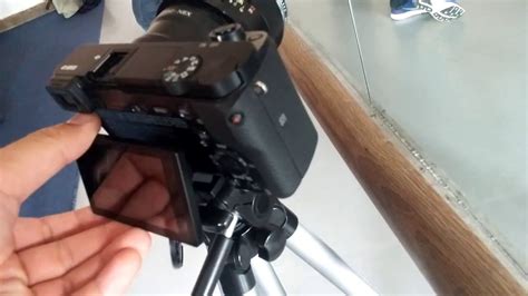 📷a6000 Lcd Cant Tilt Down When Mounted On A Tripod Youtube